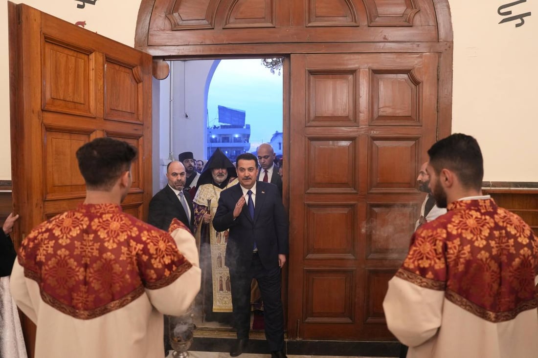 Al-Sudani reopens restored Armenian Orthodox church in central Baghdad