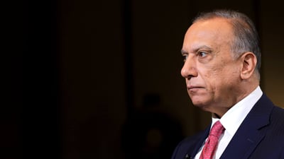 الكاظمي يغني لعبد الحليم فوق حطام الإطار: التغيير قادم ورسالة أميركا عن زيدان كيدية