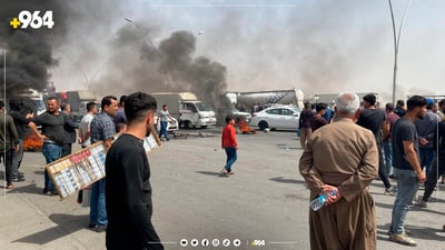 رێگەی موسڵ بۆ هەولێر داخرا