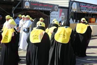 یەكەم كاروانی حاجییان سنووری عێراقیان بەرەو سعودیە بڕ�...