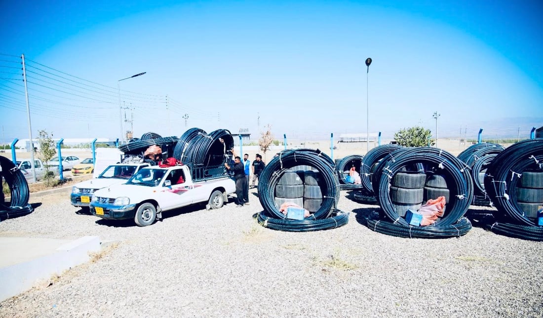 پاکێجی تەکنەلۆژی پێشکەوتووی ئاودێری بەسەر جوتیارانی هەڵەبجە دابەشکرا