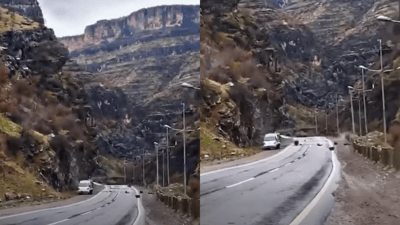 “بەهۆی بارانبارین و پڕۆژەکانەوە بەرد لە شاخەکان دەکەونەخوارەوە”