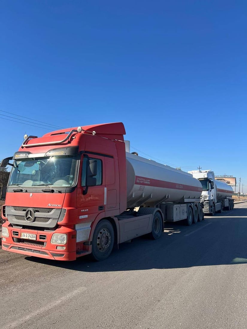 یەکەم کاروانی نەوتی سپی عێراق گەیشتە سلێمانی