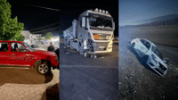 دیسان پیکاب و تانکەر بەزمیان نایەوە؛ پێنج کەس بریندارب...