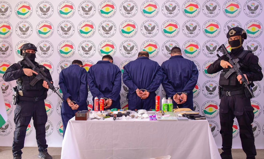 لە هەولێر ژمارەیەک بازرگانی مادەی هۆشبەر دەستگیر کران