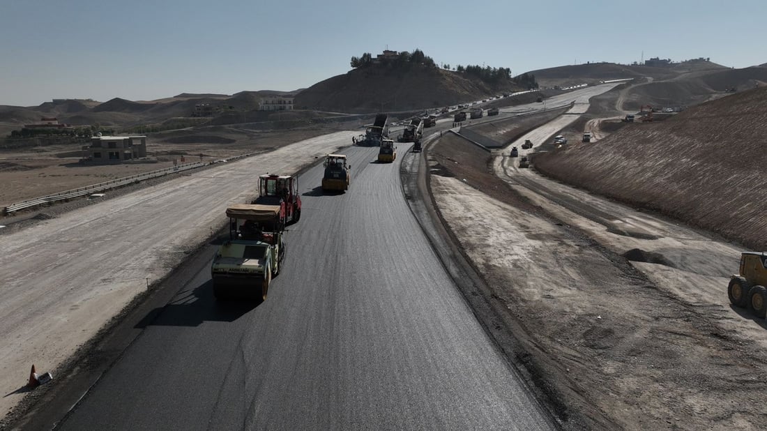 قیرتاوکردنى دووسایدى کەسنەزان- گۆمەسپان دەستیپێکرد