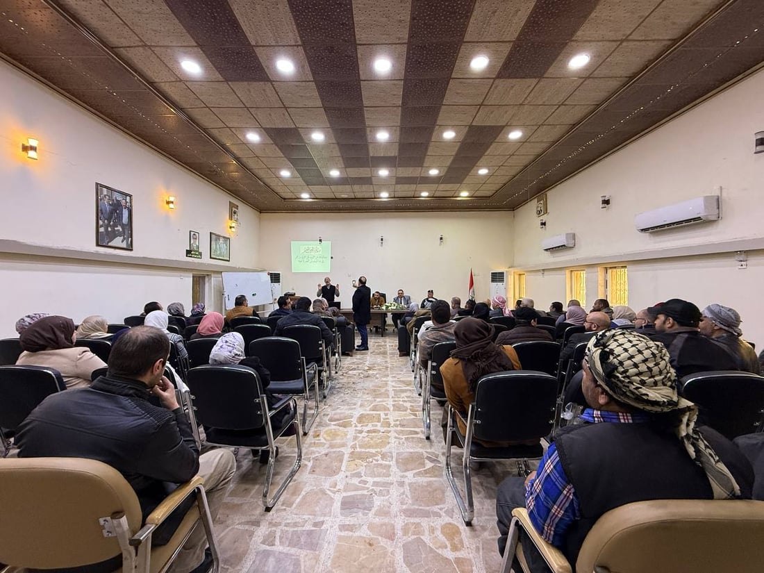 Awareness lecture in Nineveh on foot-and-mouth disease prevention as outbreak spreads