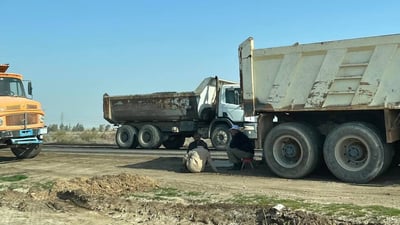 بعد 20 يوماً فقط.. الشركة المنفذة لطريق (كوت – عمارة) تعود إلى الميدان