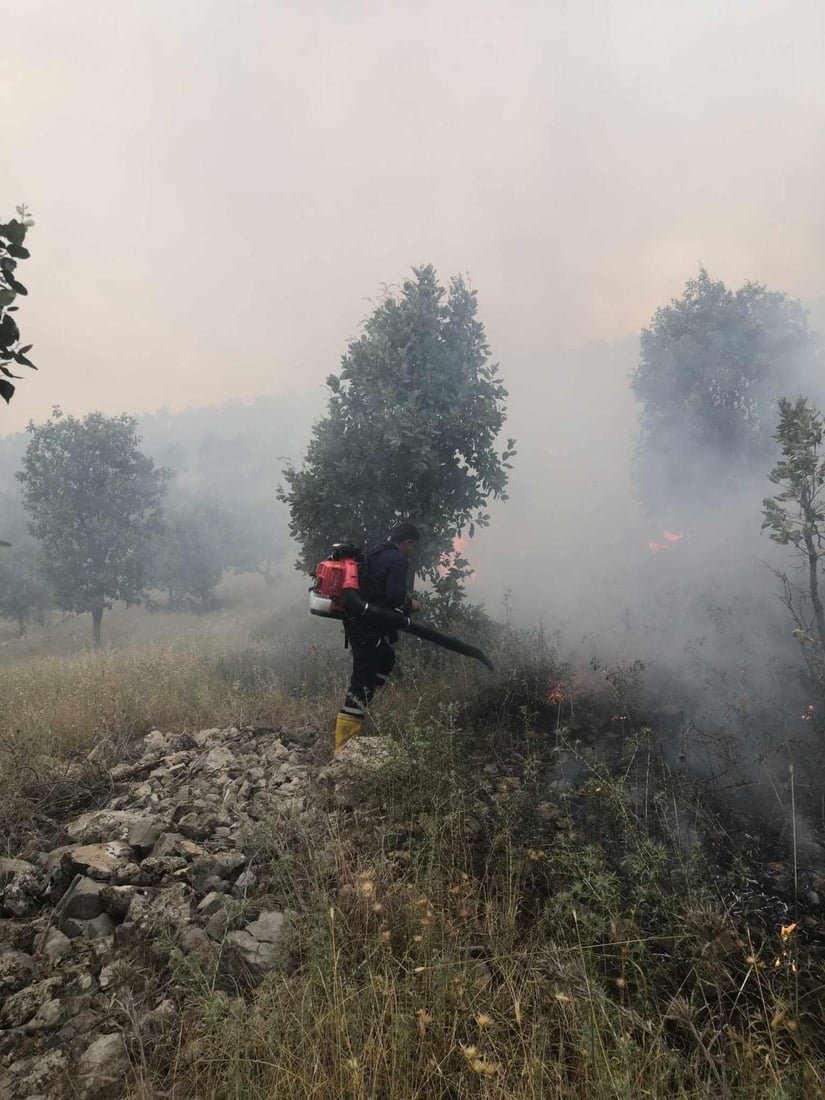ماوه‌ى 15 كاتژمێره‌ ئاگره‌كه‌ى چیای هەورێ به‌رده‌وامه‌