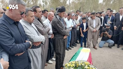 كركوك تشيع فنان المقام الكردي شكور الخياط.. الدفن طبقاً لوصيته في رحيم آوا