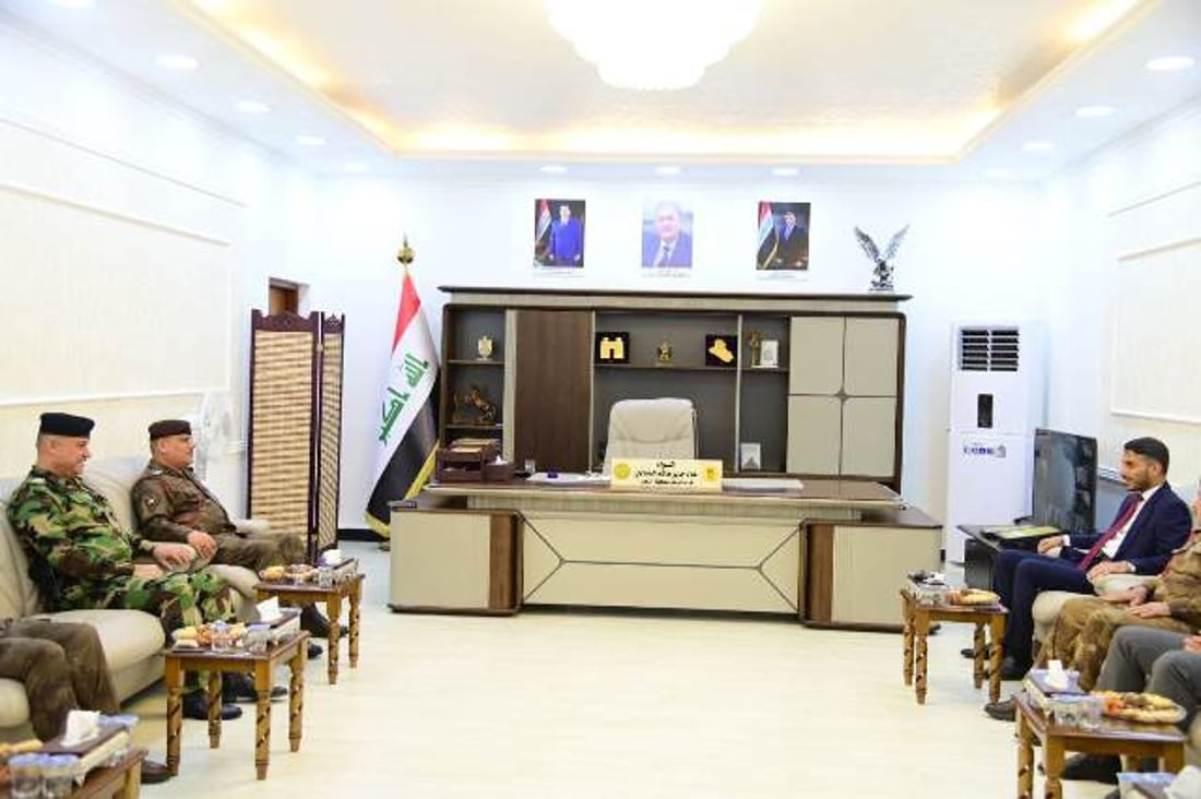 صور: كناوي والفريق سكر يوزعون المهام والواجبات على الضباط ضمن خطة عيد الغدير