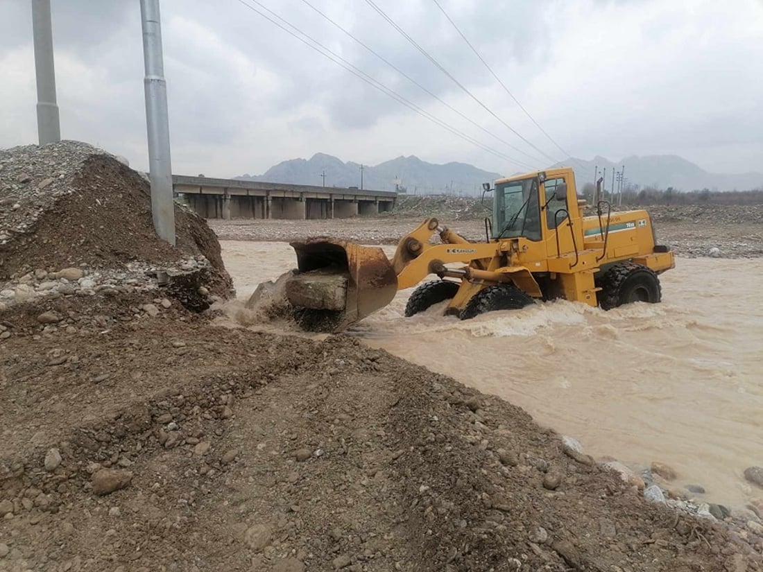 شاره‌وانیى سه‌نگه‌سه‌ر مه‌ترسییه‌كانى دروستبوونى لافاو ناهێڵێت