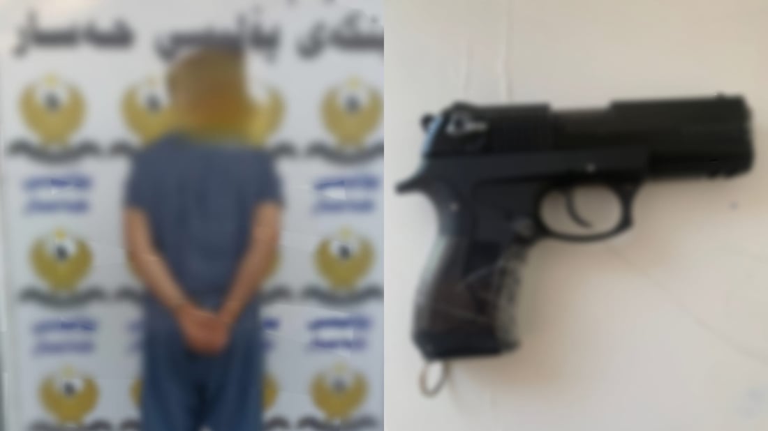 تۆمەتبارێک کە تەقەی لە هاوڵاتیەک کردووە دەستگیر کرا