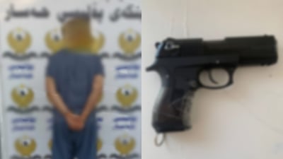 تۆمەتبارێک کە تەقەی لە هاوڵاتیەک کردووە دەستگیر کرا