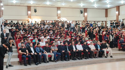 کۆمەڵێک گەنجی خۆبەخش کورتە فیلمێکیان لە خورماتوو نمایش کرد