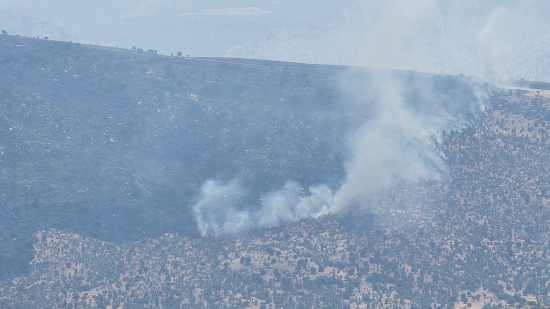 Massive forest fire in Qaradagh brought under control after 20 hours