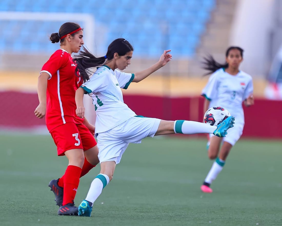 صور: أول خسارة لمنتخب ناشئات العراق في بطولة غرب آسيا