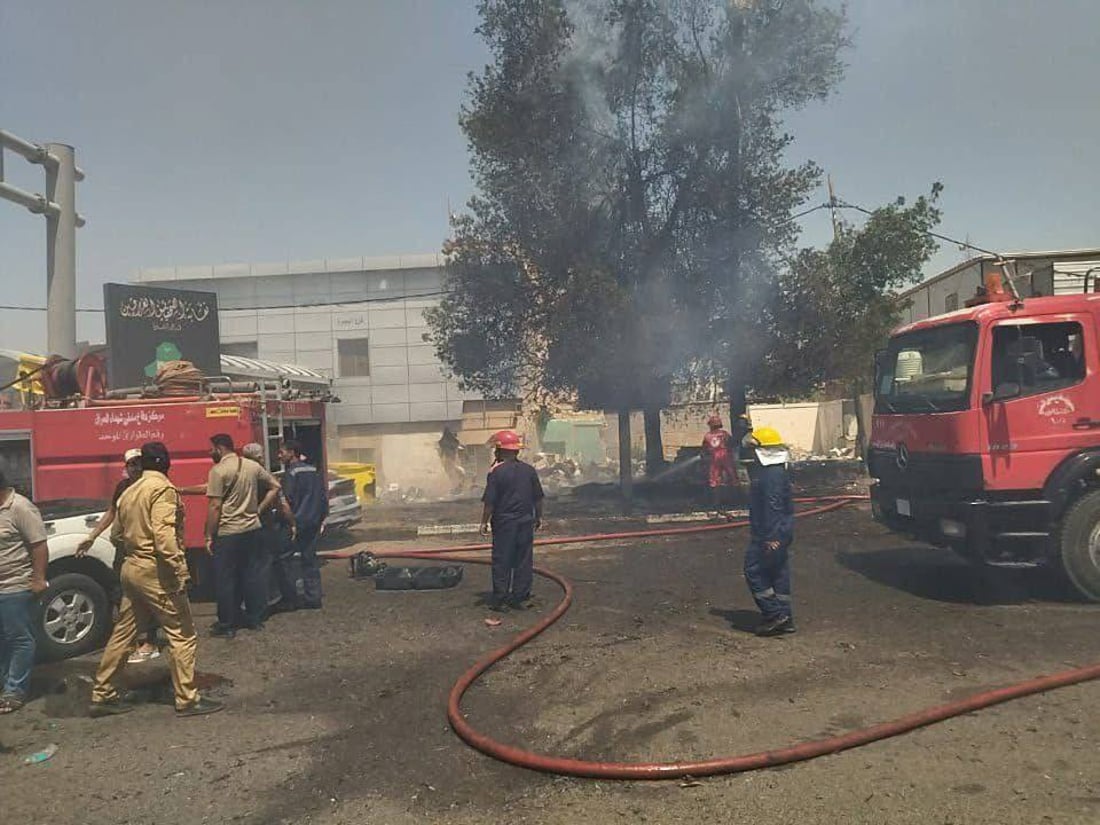 Basra fire near Journalists Syndicate building due to ‘accumulated waste’