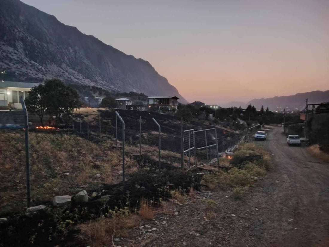 بەم بەرەبەیانە چەند ئاگریك لە سنووری سلێمانی کەوتنەوە