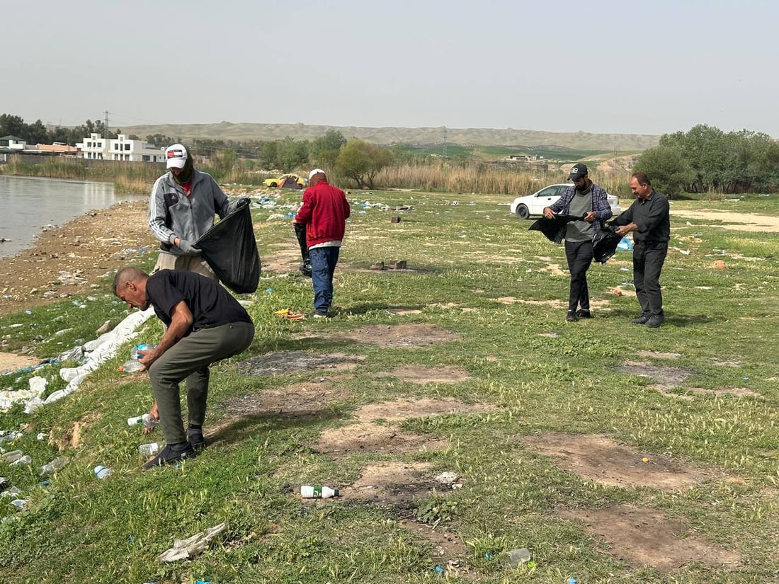 هه‌ڵمه‌تى خاوێنكردنه‌وه‌ى زێی بچووك له‌ ناحیه‌ى پردێ به‌ڕێوه‌چوو