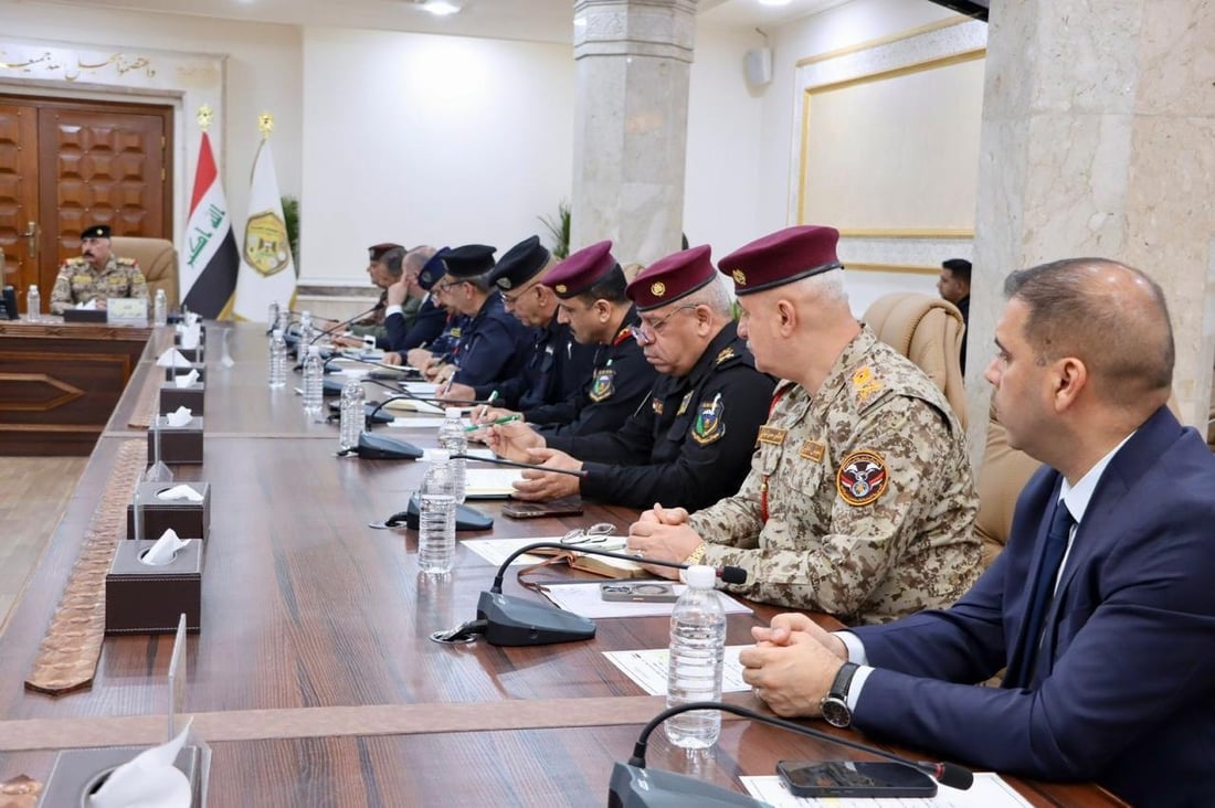 الجيش والحشد والمخابرات في اجتماع موسع لمراجعة الخطط والتعامل مع المعلومات
