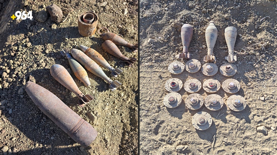 لە چوار ناوچەی هەولێر 30 مینی دژە کەسی هەڵگیرانەوە