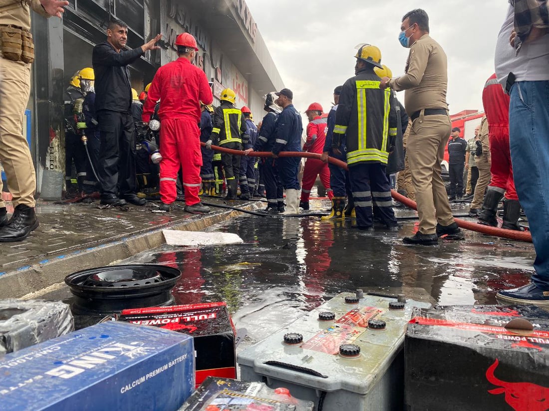 ئاگره‌كه‌ی كه‌ركوك كۆنتڕۆڵ كرا