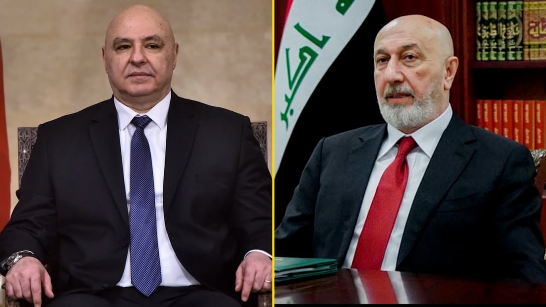 الرئيس اللبناني: شعبنا ومسؤولونا ممتنون للعراق على دعمه المتواصل