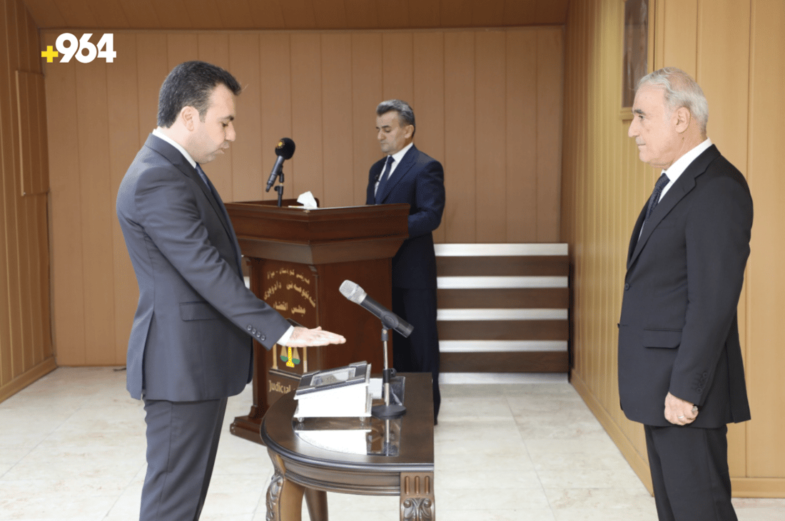 ‌ 45 دادوه‌ر و 15 ئه‌ندامی داواكاری گشتیی سوێندى یاساییان خوارد