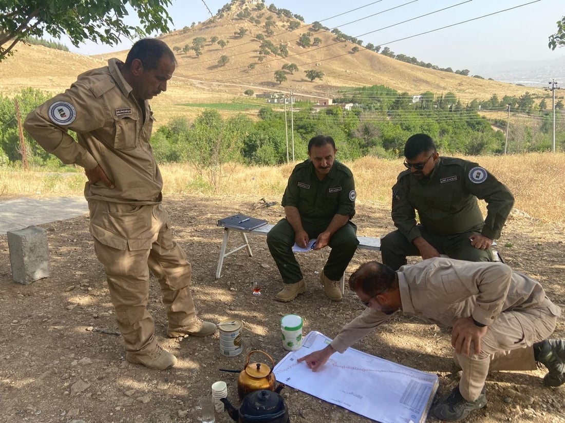 لە تەنیشت ماڵەکانی زرگوێز مین هەیە و پاکسازیش بە سەختی تێدەپەڕێ