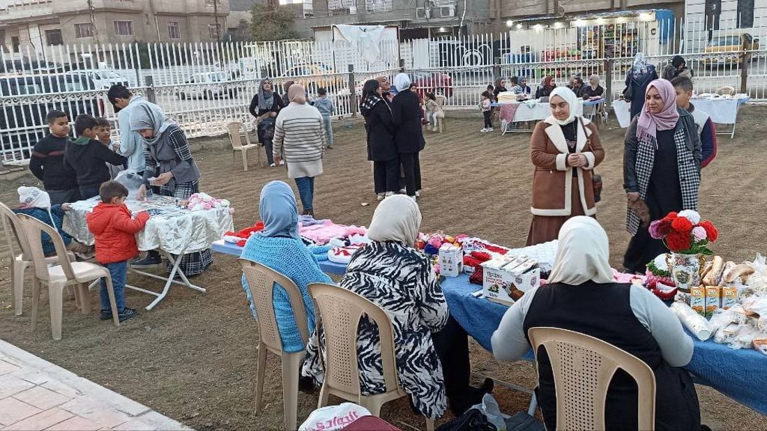 صور: أهالي البكرية يلفتون نظر بغداد إلى منطقتهم عبر بازار جمع العوائل وأصحاب المهن