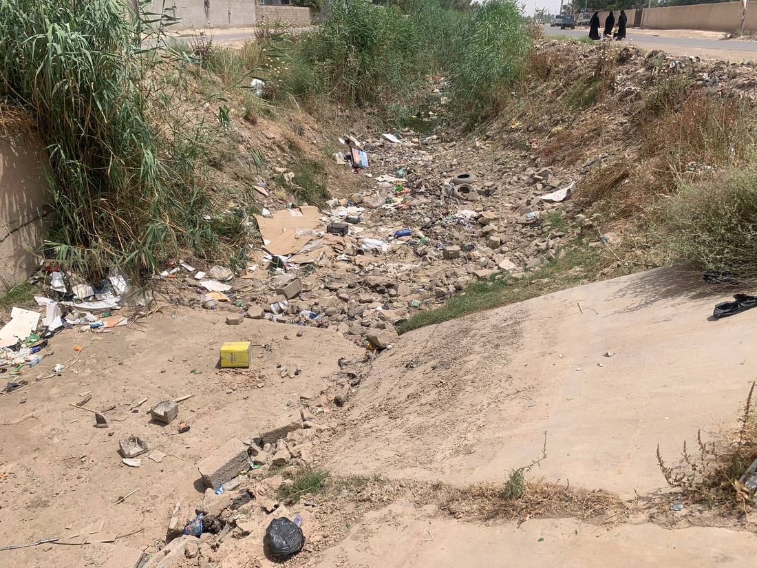 صور: نادي الضلوعية يعلق نشاطاته الرياضية بسبب جفاف أرضية الملعب