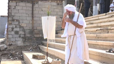 العمارة: 6 عوائل مندائية في الميمونة تحاول تأسيس معبد بدل الذهاب لمركز المدينة (فيديو)