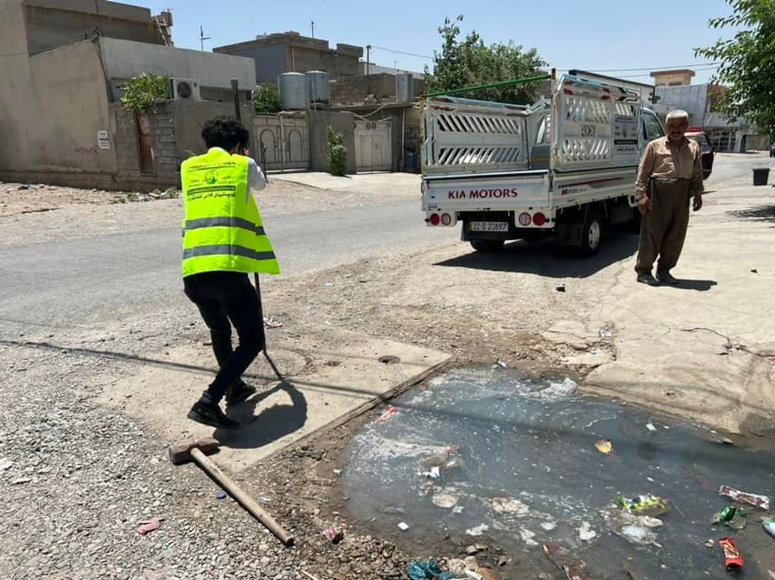 مەنهۆڵەكانی بنەسڵاوە پاکكرانەوە و 70 نەمامیش چێنران