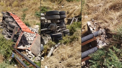 رووداوێکى هاتوچۆ 2500 ماڵ بێئاو دەکات