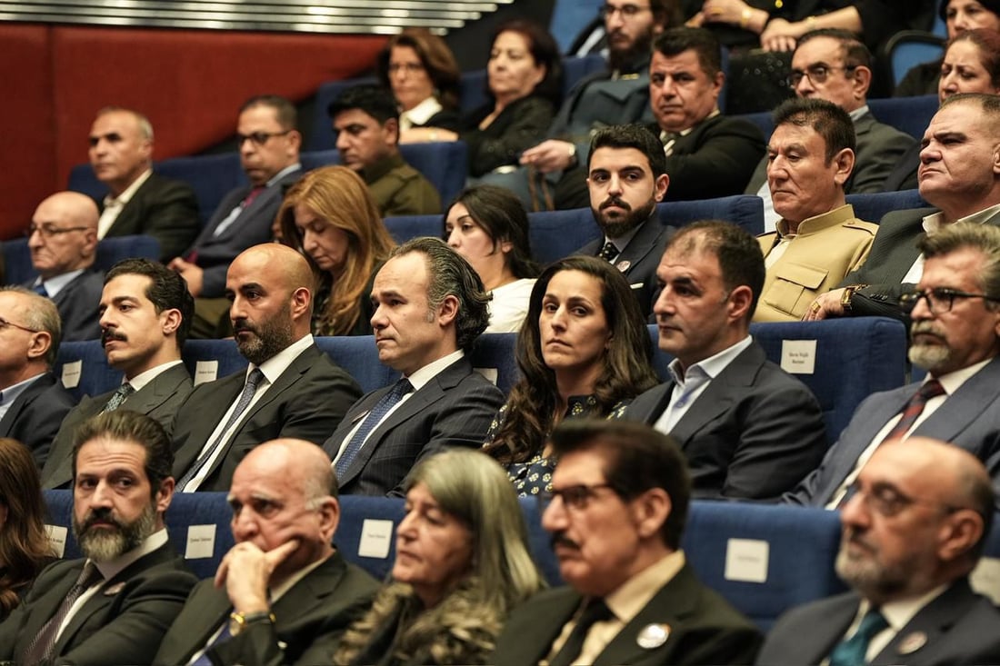 Kurdish leaders honor late Kirkuk governor Najmadin Karim in Erbil memorial
