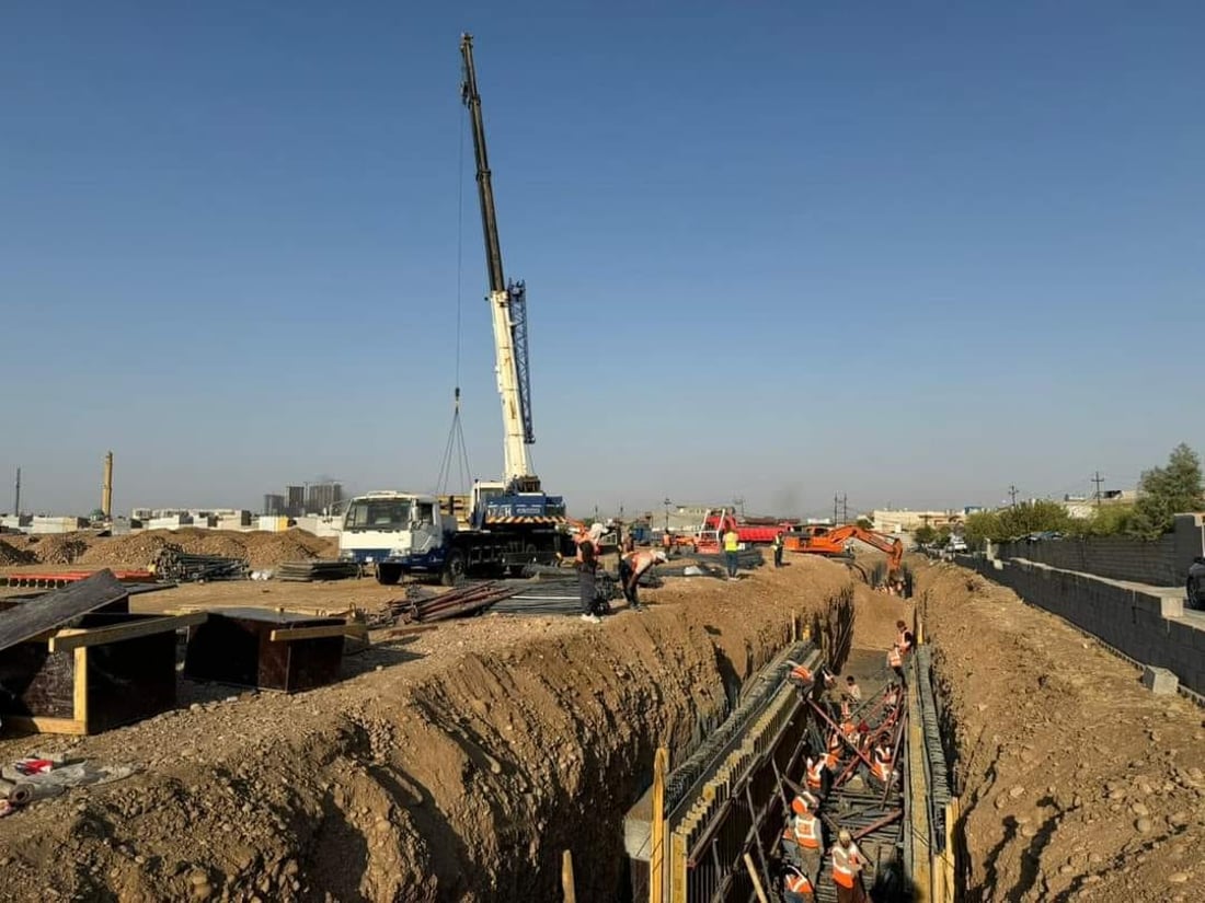 پڕۆژەی ئاوەڕۆی چارەسەری لافاو بەرەو كۆتاییە