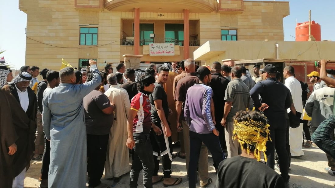 “الجفجافة” لم تزرع منذ موسمين.. تظاهرة لإنعاش نهر الإسكندرية في بابل (صور)