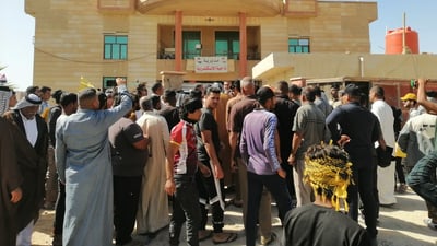 “الجفجافة” لم تزرع منذ موسمين.. تظاهرة لإنعاش نهر الإسكندرية في بابل (صور)