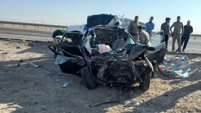 سحقتهما “سكانيا”.. نهاية مروعة لسائق “أوباما” وراكب بين الناصرية والبصرة (صور)
