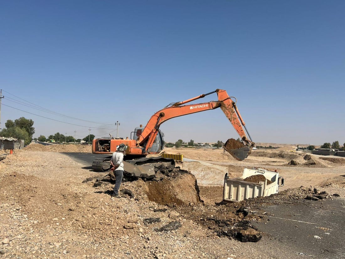 رێگای رزگاری بۆ گوندی کارێزە لە گەرمیان داخراوە