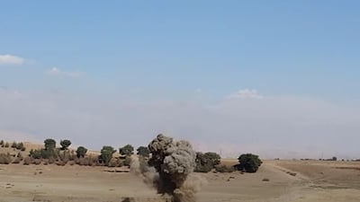 بەسەرکەوتوویى؛ تەقاندنەوەى ژمارەیەک مین لە سنوورى پشدەر
