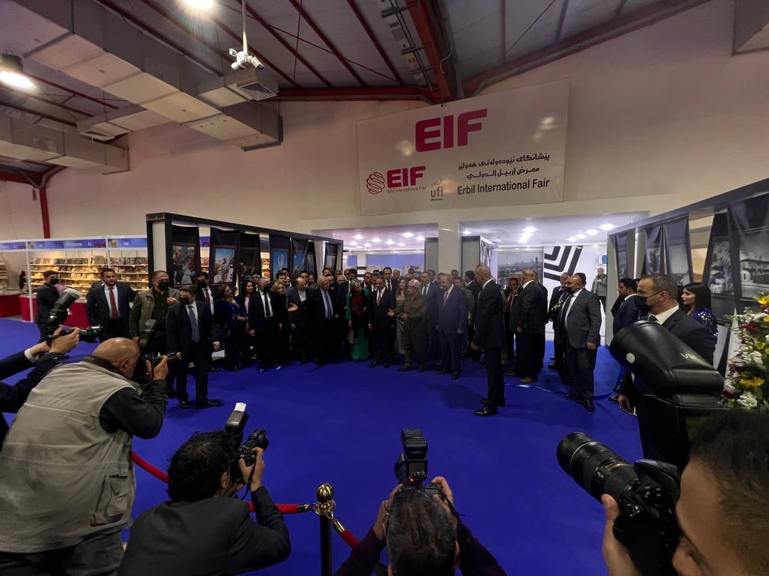 عرس ثقافي في أربيل.. انطلاق فعاليات معرض الكتاب الدولي بشراكة إعلامية مع 964