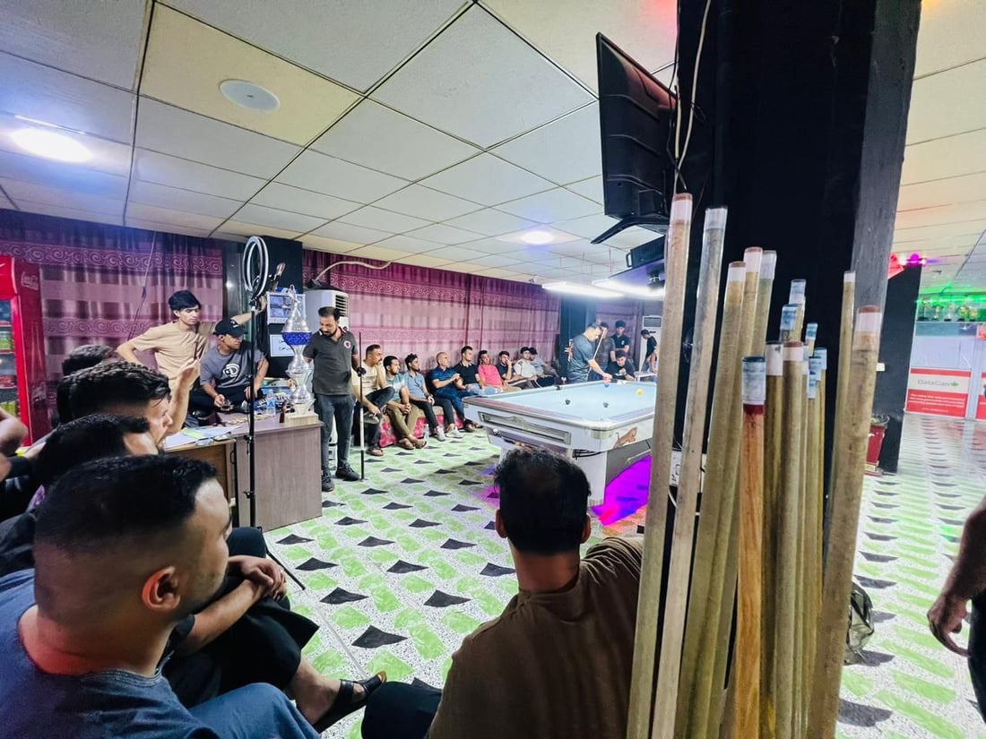 بلياردو هيت ينتهي بفوز كريم العاصي بعد 11 شوطاً (صور)