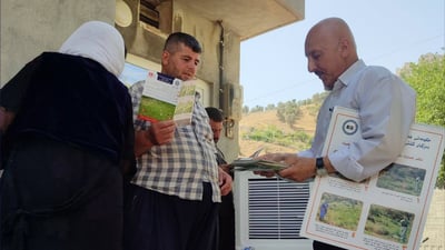 ده‌زگاى مین به‌ پرسیارکردن لە کەسانی شارەزای ناوچە مینڕێژكراوه‌ نادیاره‌كان ده‌دۆزێته‌وه‌