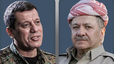 بارزانى و مەزڵوم عەبدى بە تەلەفۆن قسەیان کرد