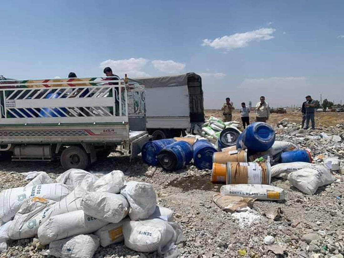 لە قوشتەپە هەڵمەتێکی گەورەی لەناوبردنی ماددەی ماوە بەسەرچوو ئەنجامدرا