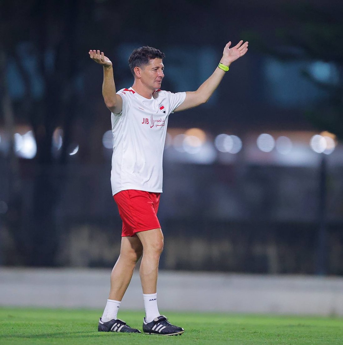 بحضور درجال ويونس محمود.. صور من تدريبات أسود الرافدين قبل مواجهة إندونيسيا