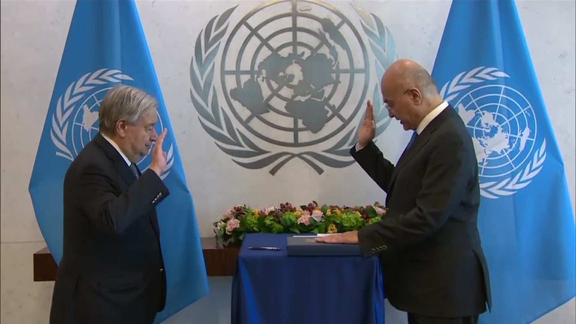 Barham Salih sworn in as UN High Commissioner for Refugees in Geneva