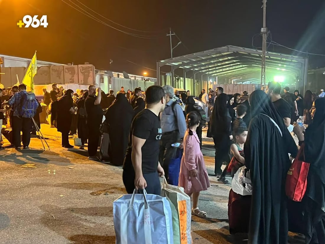 Influx of Iranian visitors at Zurbatiyah border ahead of Arbaeen pilgrimage